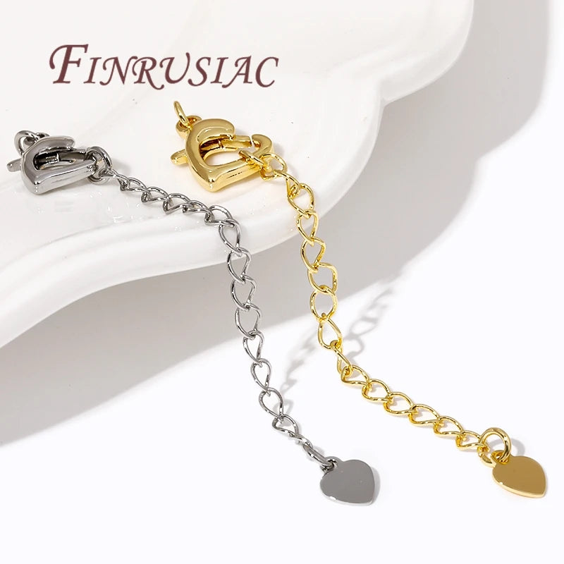 18K Gold Plated Extension Tail Chains & Lobster Clasps – DIY Jewelry Findings P3