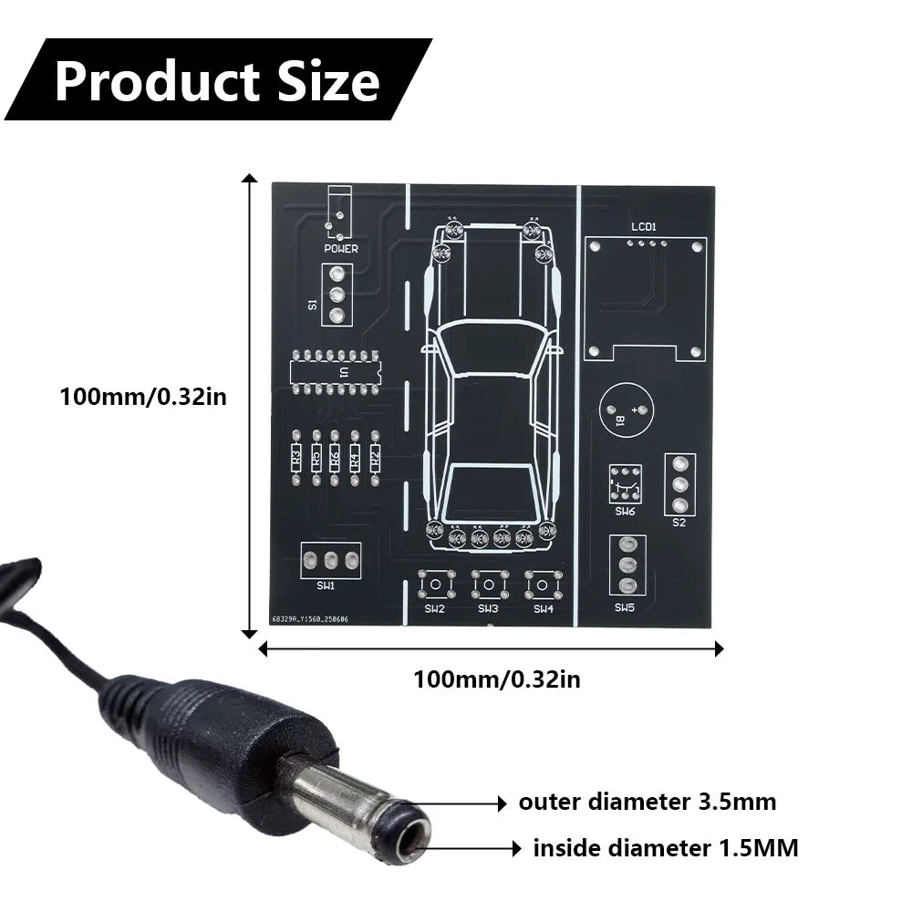 DC 5V Car Driving Simulator DIY Soldering Electronics Kit DIY Electronics Kit P3