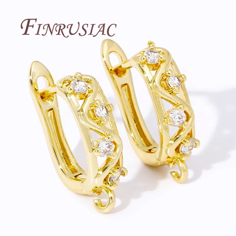 18K Gold Plated DIY Earring Hooks & Fasteners – Anti-Allergy Earring Findings P3