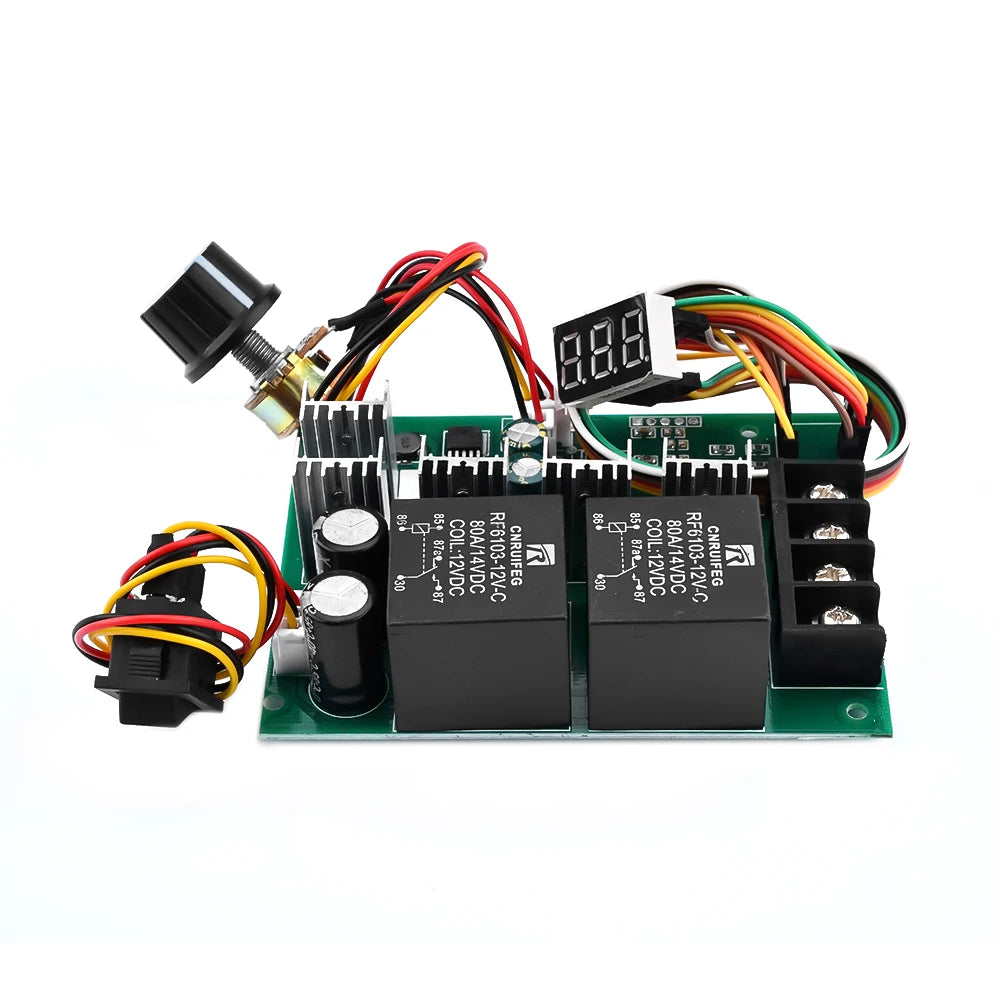 PWM DC Motor Speed Controller 10–55V 40A LED Display Module Motor Speed Controller P3