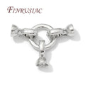 18K Gold Plated Bracelet Clasps & Connector Findings – DIY Jewelry Clasp Findings P3 Rhodium Plated 2 pieces