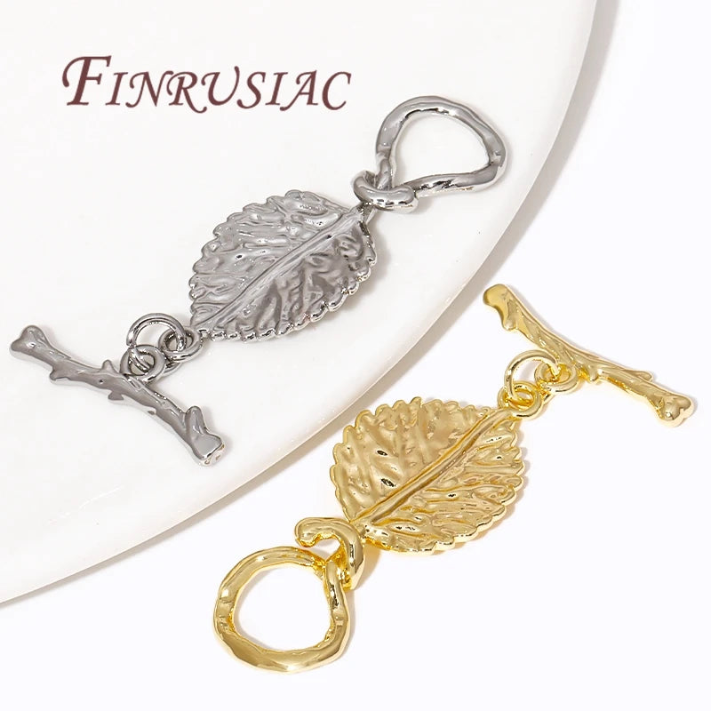 18K Gold Plated Brass OT Toggle Clasps for Jewelry Making Jewelry Toggle Clasp P3