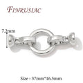 18K Gold Plated Brass Clasp Connectors – DIY Jewelry Findings Jewelry Clasp Findings P3 Rhodium Plated 1 piece