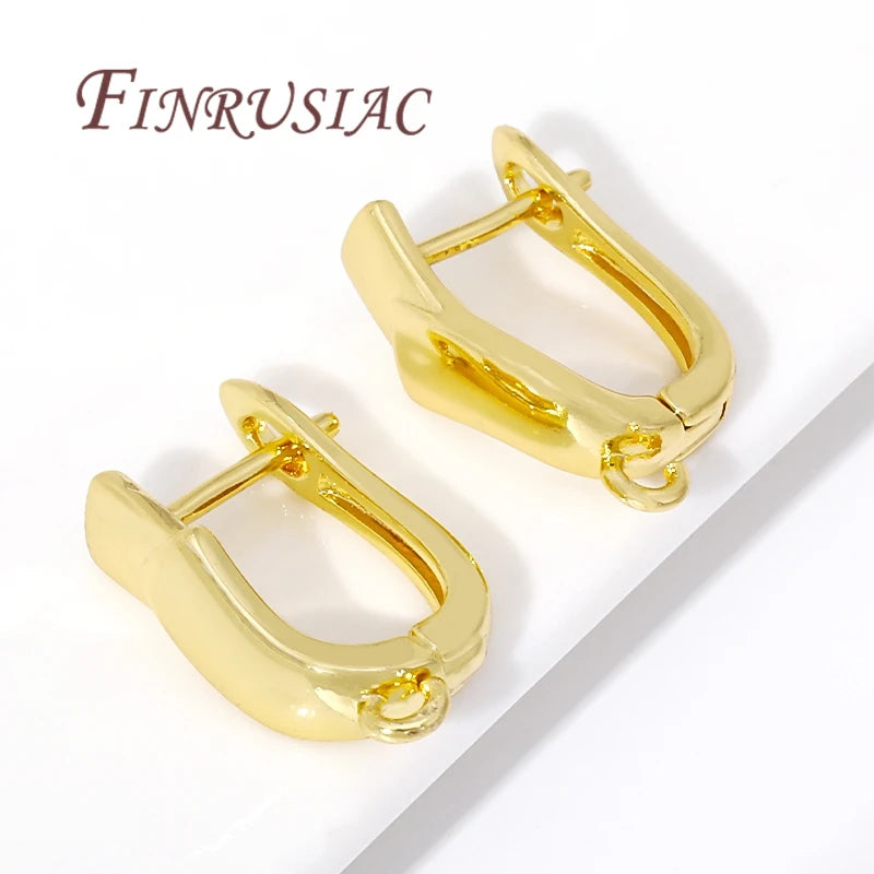 18K Gold Plated Earring Hooks & Clasps – DIY Jewelry Findings Earring Findings P3