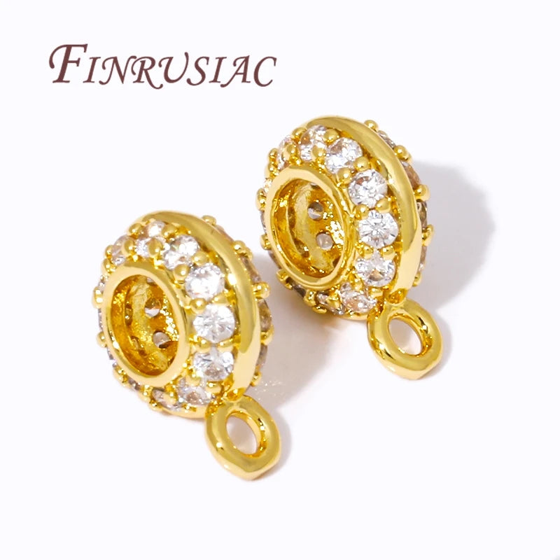 18K Gold Plated Bail Connectors | DIY Jewelry Findings Jewelry Bail Connector P3