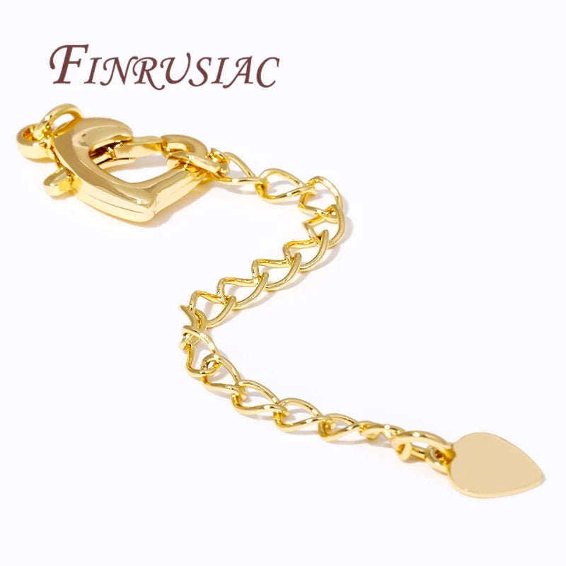 18K Gold Plated Extension Tail Chains & Lobster Clasps – DIY Jewelry Findings P3