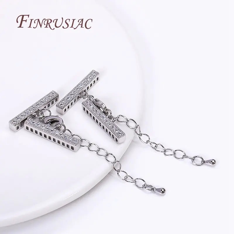 18K Gold Plated Lobster Clasp & Spacer Bar Jewelry Findings Jewelry Making Findings P3
