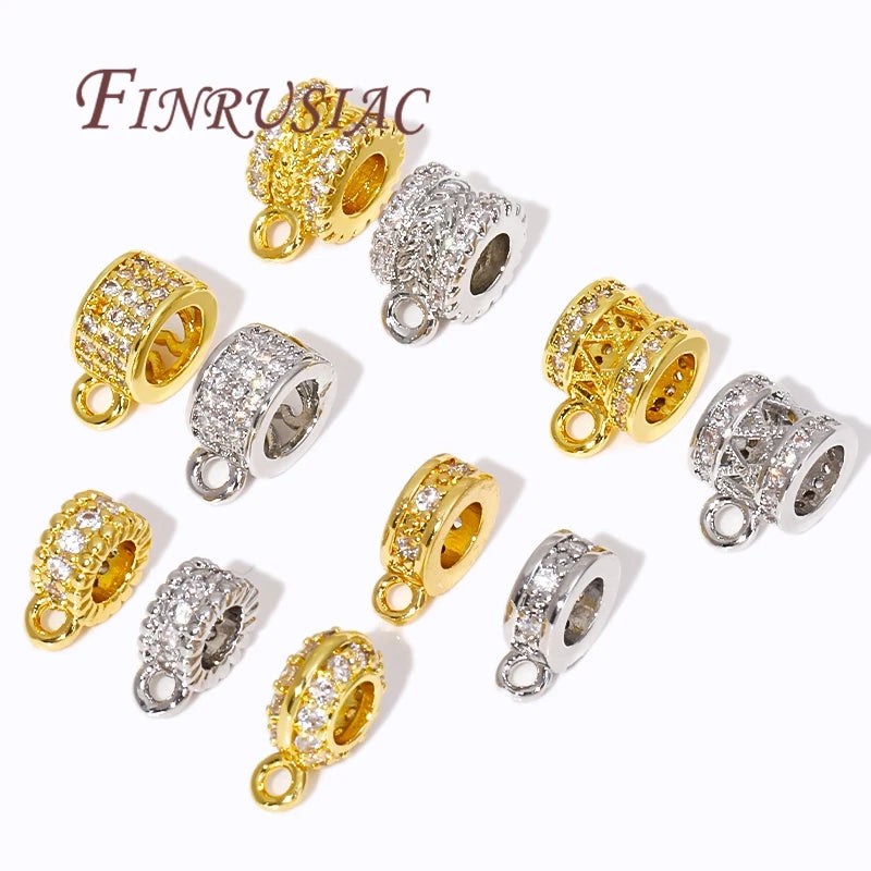 18K Gold Plated Bail Connectors | DIY Jewelry Findings Jewelry Bail Connector P3