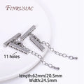 18K Gold Plated Lobster Clasp & Spacer Bar Jewelry Findings Jewelry Making Findings P3 Rhodium Plated 2 Pieces