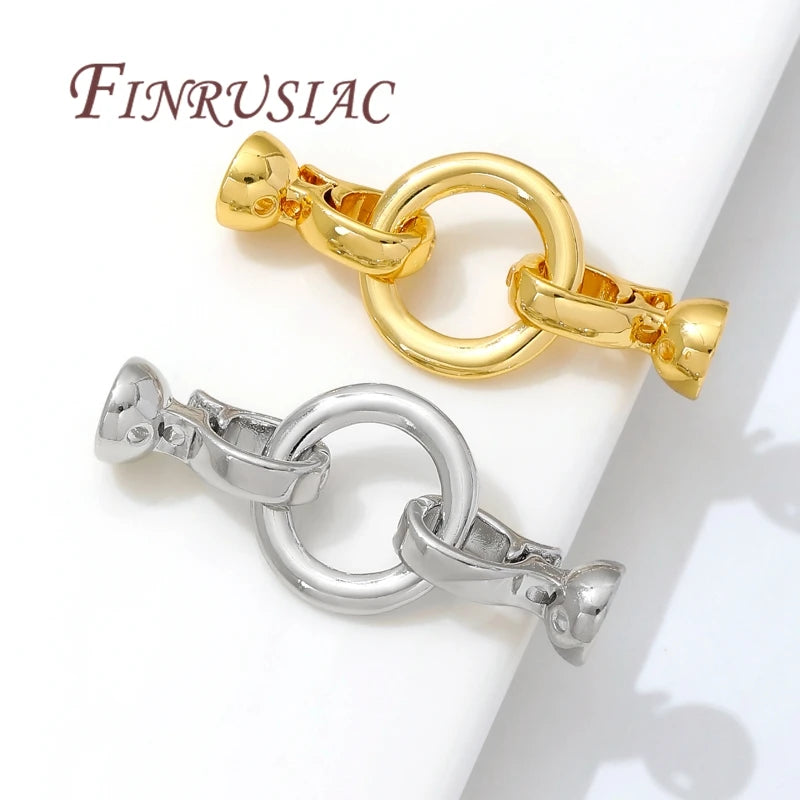 18K Gold Plated Bracelet Clasps & Connector Findings – DIY Jewelry Clasp Findings P3