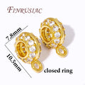 18K Gold Plated Bail Connectors | DIY Jewelry Findings Jewelry Bail Connector P3 18K Gold Plated 2 Piece