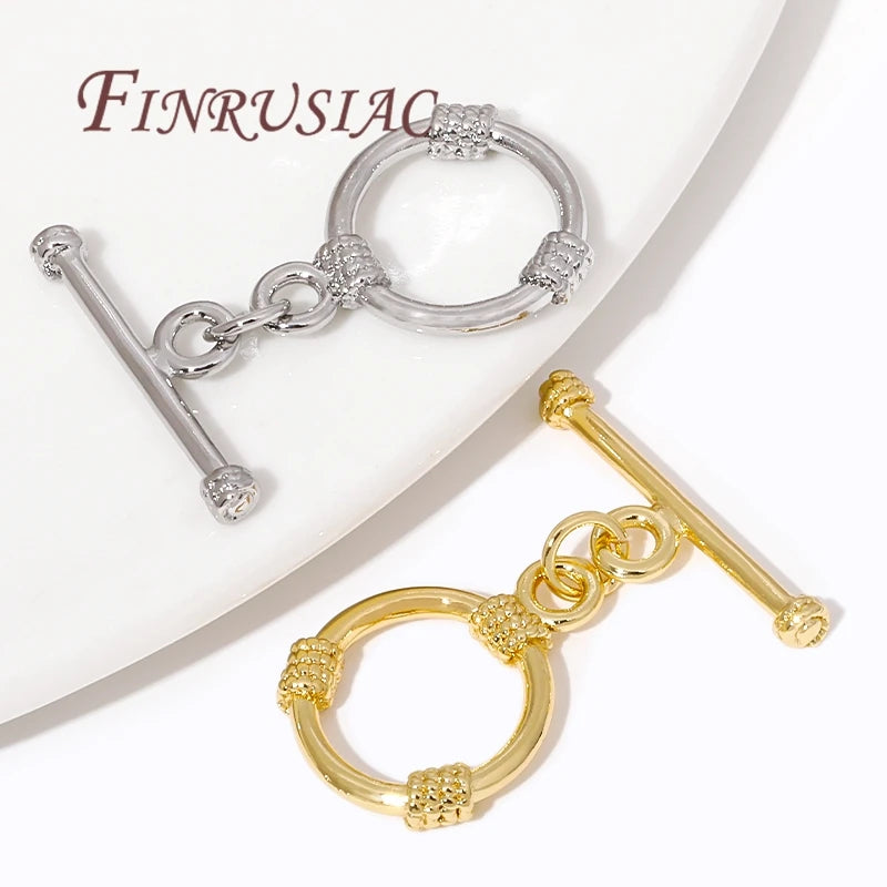 18K Gold Plated Toggle Clasp – OT Clasp for DIY Jewelry Making Jewelry Clasp Finding P3