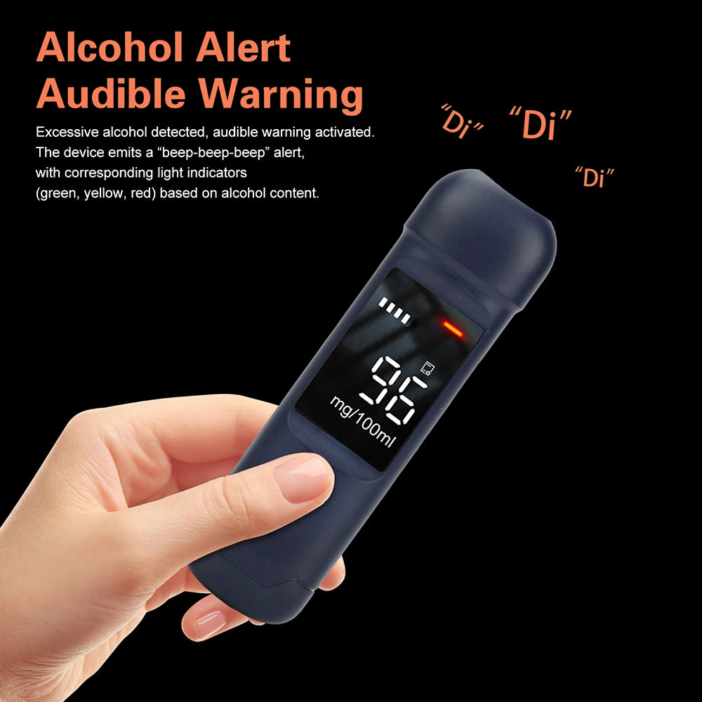 Portable Non-Contact Breathalyser | Alcohol Tester with Alarm Breathalyser Tester P3