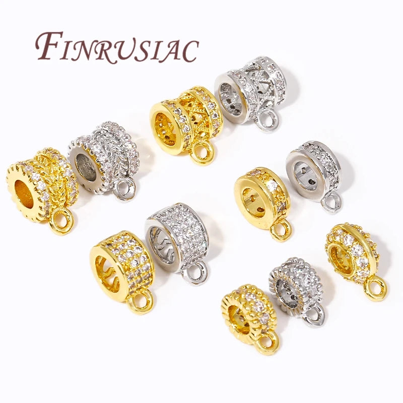 18K Gold Plated Bail Connectors | DIY Jewelry Findings Jewelry Bail Connector P3
