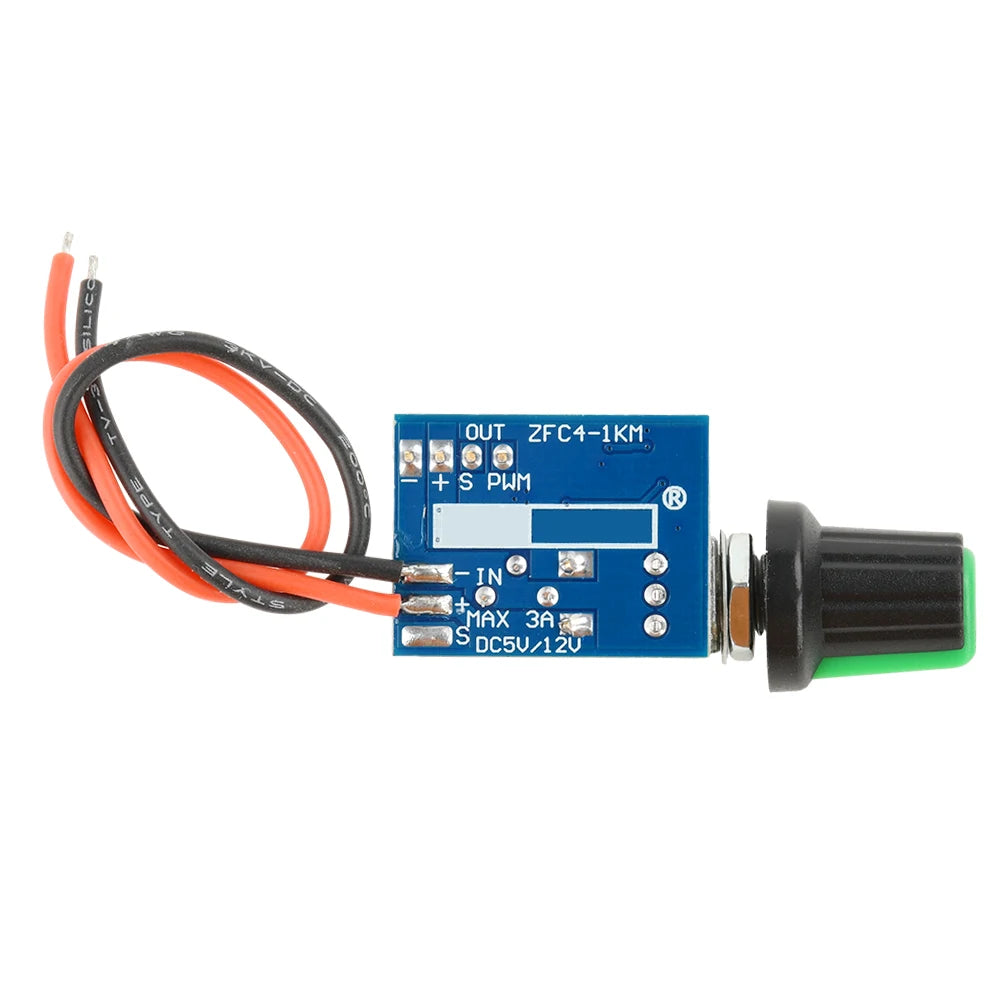12V DC 4-Wire PWM Fan Speed Controller | Rotary Switch Module PWM Fan Controller P3