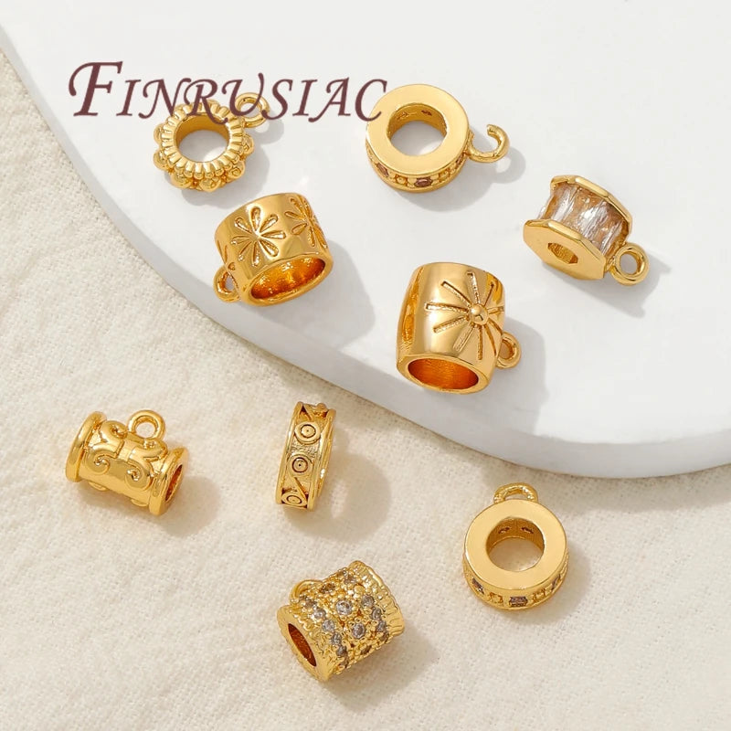 18K Gold Plated Pendant Bails – DIY Jewelry Connectors Jewelry Findings P3