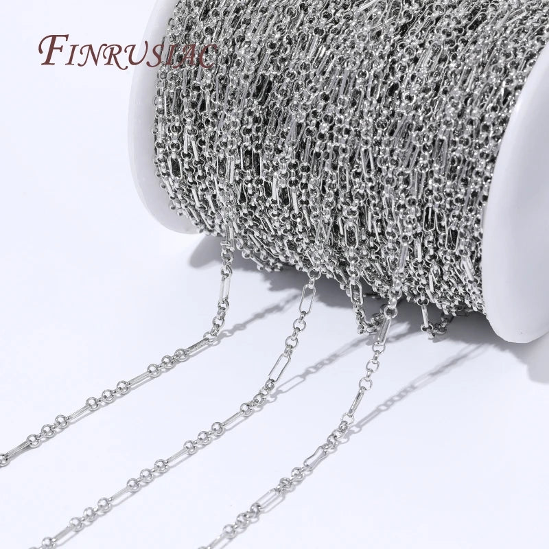 18K Gold Plated Rectangle Chain – DIY Necklace & Bracelet Supply Jewelry Chain Supply P3