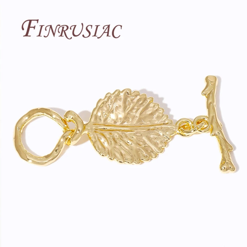 18K Gold Plated Brass OT Toggle Clasps for Jewelry Making Jewelry Toggle Clasp P3