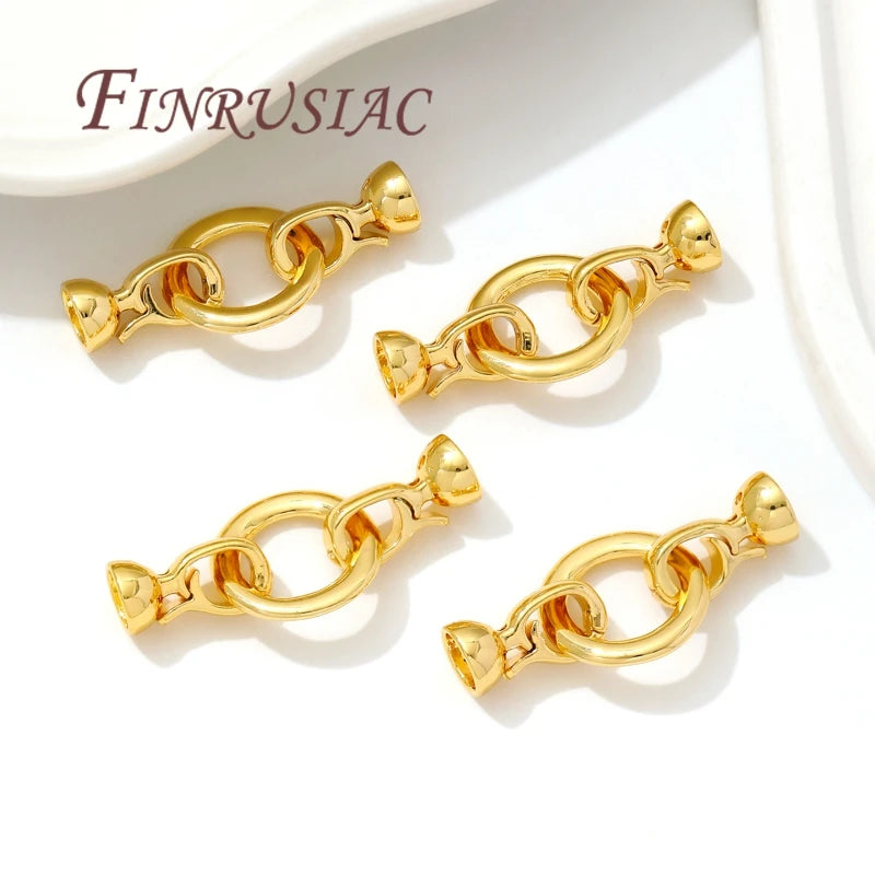 18K Gold Plated Bracelet Clasps & Connector Findings – DIY Jewelry Clasp Findings P3