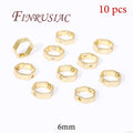 14K Gold Plated Circle Bead Frame Spacer Connectors | DIY Jewelry Jewelry Making Findings P3 14K Gold Plated-6mm pieces