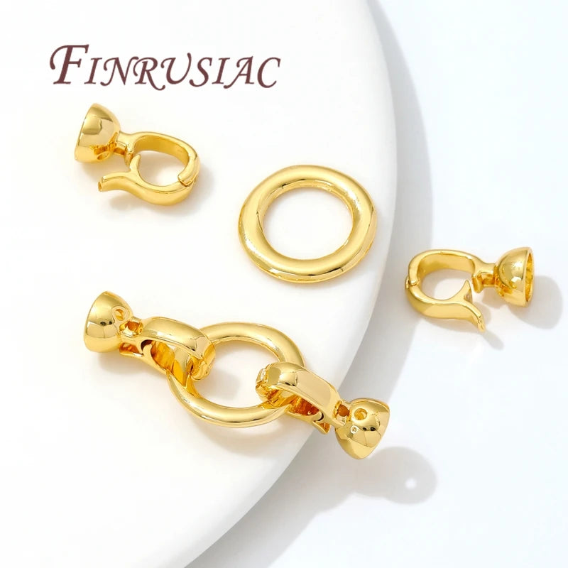 18K Gold Plated Bracelet Clasps & Connector Findings – DIY Jewelry Clasp Findings P3