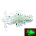 B&U Crazy Craws 40mm Soft Plastic Craw Lures 20 Pack Soft Plastic Lure P3 LUMINOUS 20PCS-40mm-0.8g