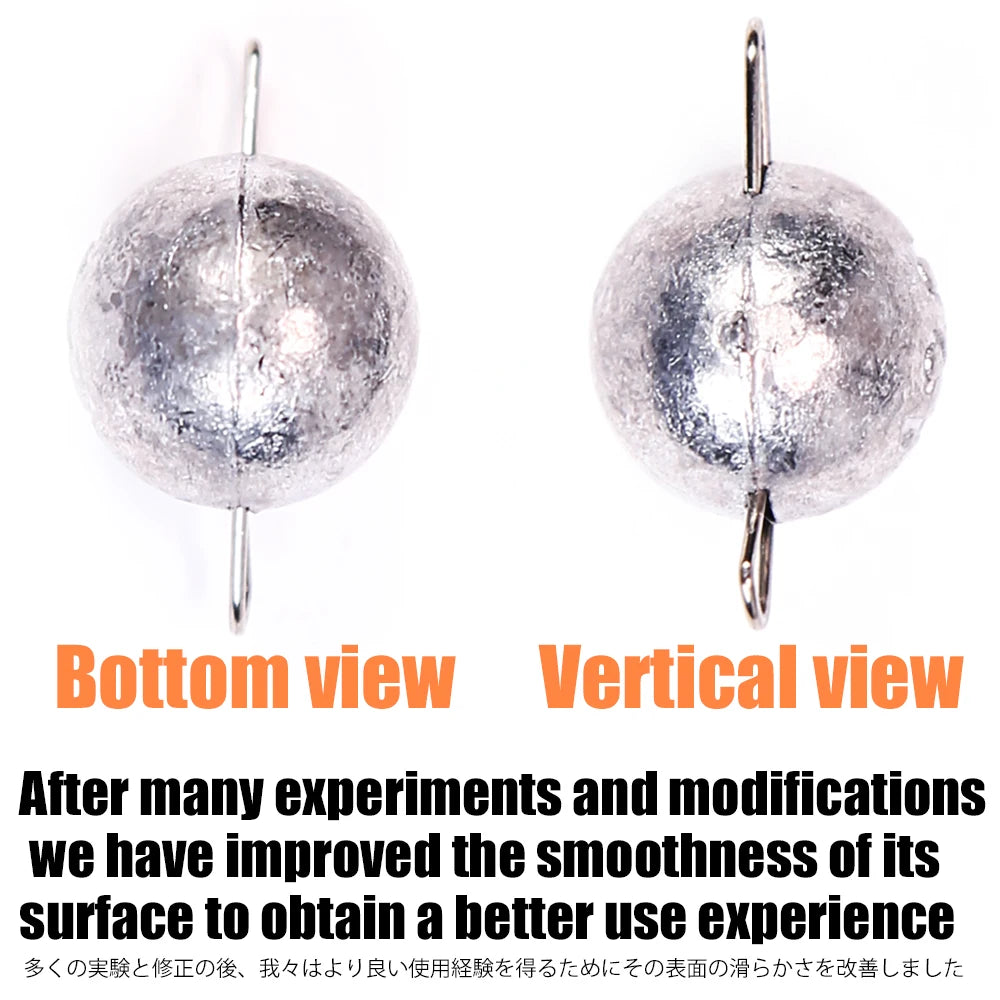 B&U Cheburashka Swing Jig Head & Bullet Sinkers 2g–12g Fishing Jig Sinker Set P3