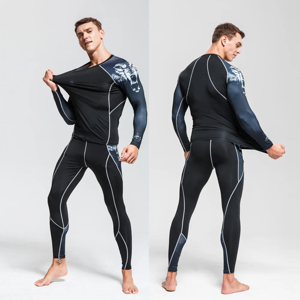 Men's Thermal Compression Set – Long Johns & Leggings S–4XL Thermal Compression Set P3