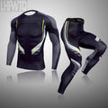 Men's 3D Skull Thermal Compression Base Layer Set – 4XL Thermal Compression Set P3 sets XL