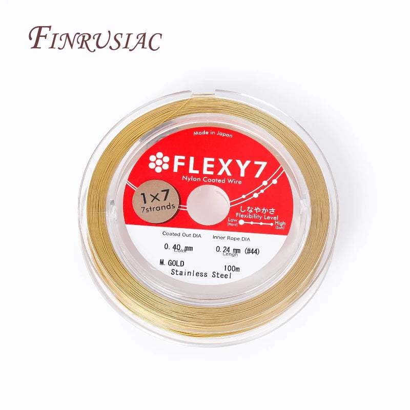 Gold Plated Stainless Steel Beading Wire 0.3–0.6mm | DIY Jewelry Jewelry Beading Wire P3