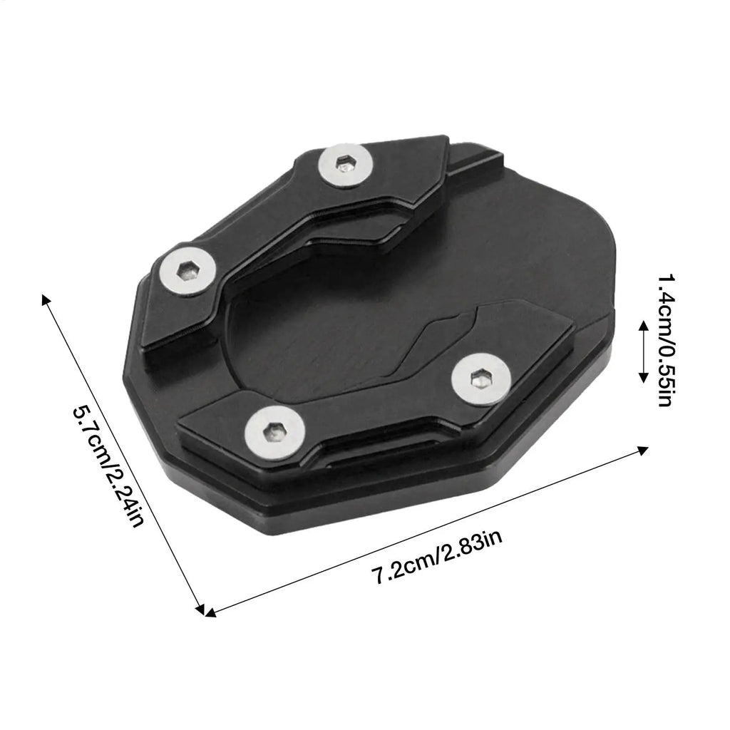 Motorcycle Kickstand Extension Pad – Aluminum Side Stand Plate Kickstand Extension Pad P3