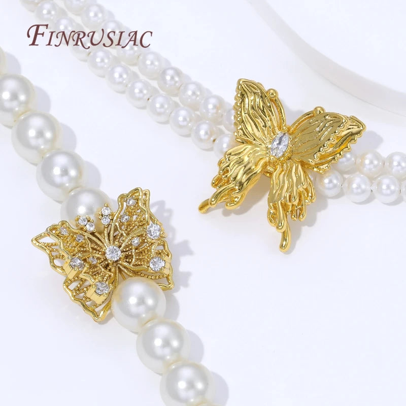 18K Gold Plated Butterfly Spacer Beads | DIY Jewelry Making Jewelry Spacer Beads P3