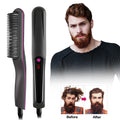 Men's Electric Hair Straightener Comb & Beard Styler Hair Straightener Comb P3 Black USB Type-C