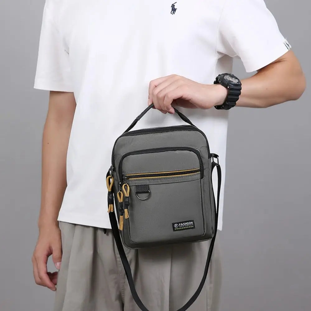 Men's Nylon Crossbody Bag – Multifunctional Sports Chest Bag Crossbody Shoulder Bag P3