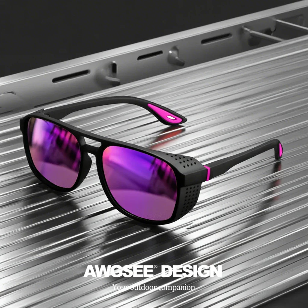 Polarized Sports Sunglasses UV400 Windproof Unisex Eyewear Sports Sunglasses P3
