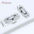 18K Gold Plated Multi-Strand Rectangle Bracelet Clasp DIY Jewelry Clasp Connector P3 Rhodium Plated 2 pieces