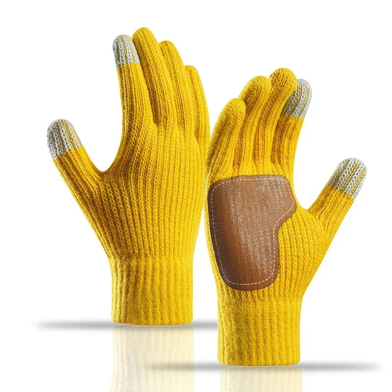 Unisex Knit Winter Gloves – Touchscreen Full Finger Outdoor Knit Winter Gloves P3 K