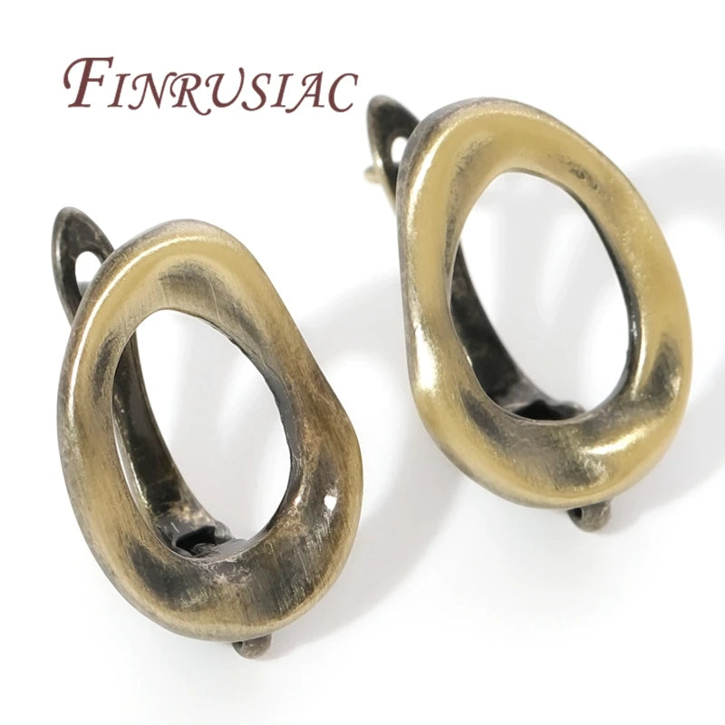 Vintage Bronze Earring Hooks & Clasps – DIY Jewelry Making Earring Hooks Findings P3