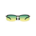 Men's Photochromic Polarized Sunglasses UV400 Day Night Polarized Sunglasses P3 B-yellow green
