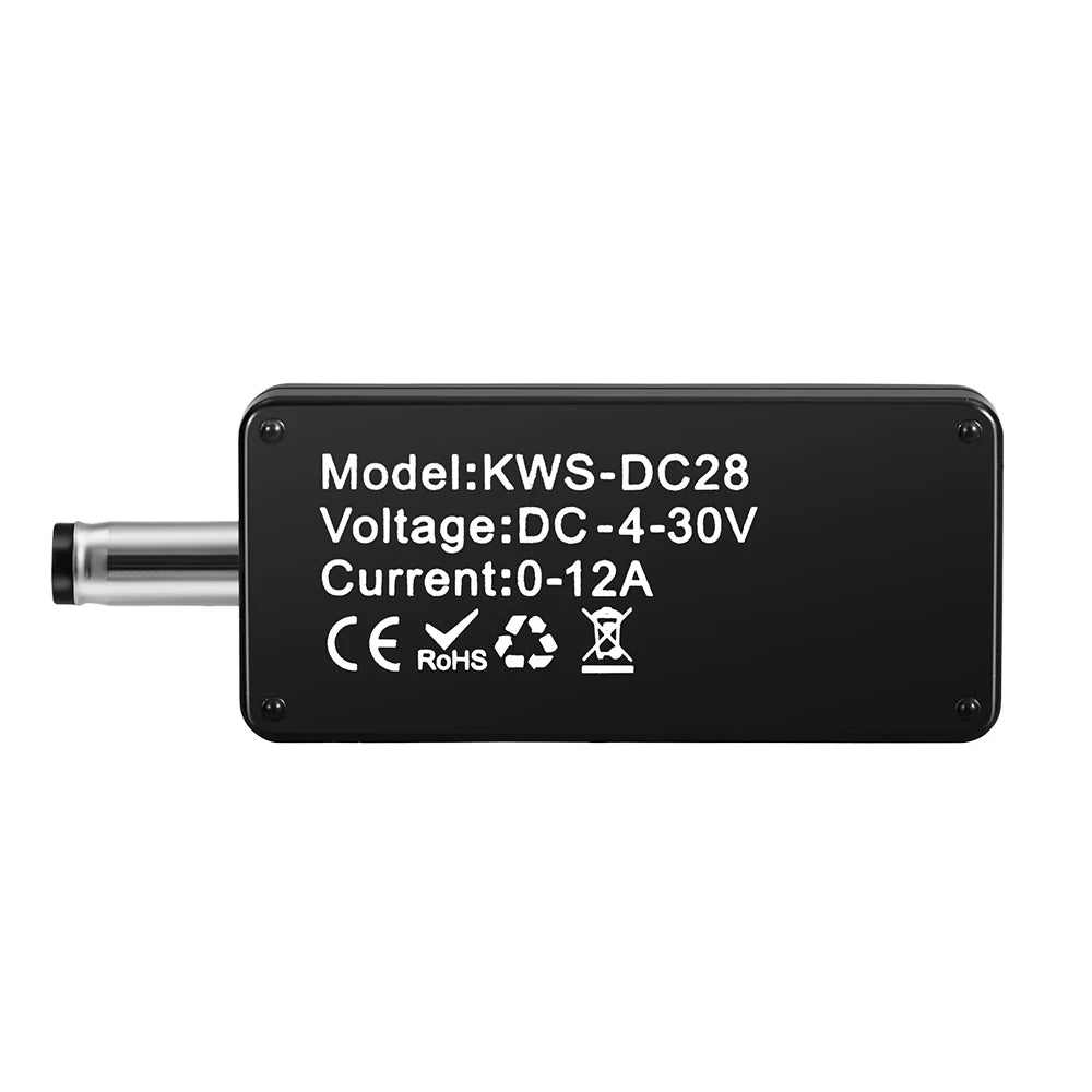 KWS-DC28 Digital Voltmeter Ammeter Wattmeter DC 4–30V 0–12A Digital Power Meter P3