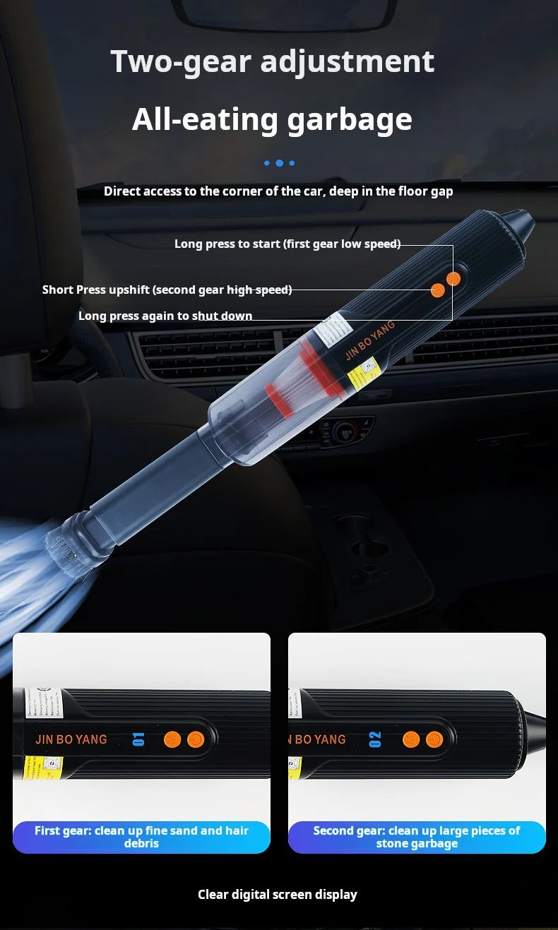 JingBoYang 60W Bagless Handheld Vacuum – Car, Home & Garage Handheld Vacuum Cleaner P3