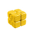 Textured Infinity Cube Fidget Toy – Portable Flip Cube Fidget Cube Toy P3 Yellow
