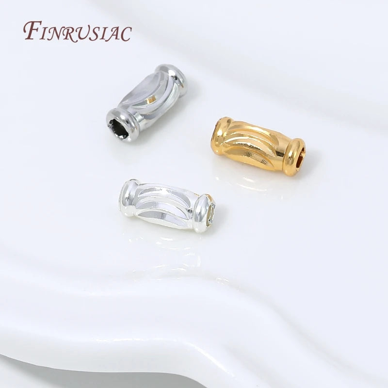 18K Gold Plated Tube Spacer Beads – DIY Jewelry Making Findings Jewelry Making Beads P3
