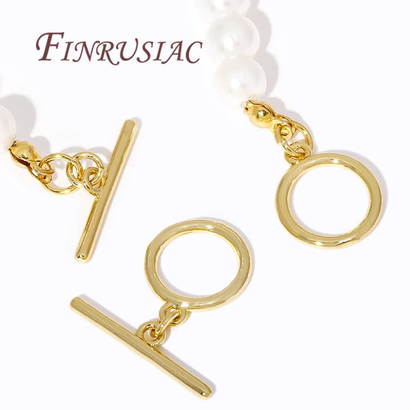 18K Gold Plated Brass OT Toggle Clasp | DIY Jewelry Findings Jewelry Toggle Clasp P3
