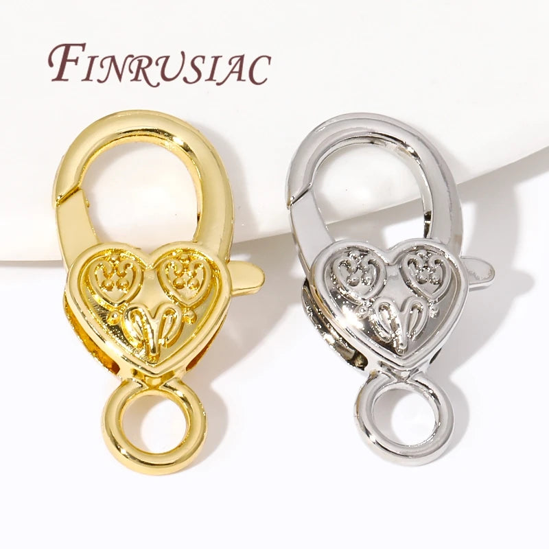 18K Gold Plated Lobster Clasps | DIY Jewelry Connector Findings Jewelry Clasp Findings P3