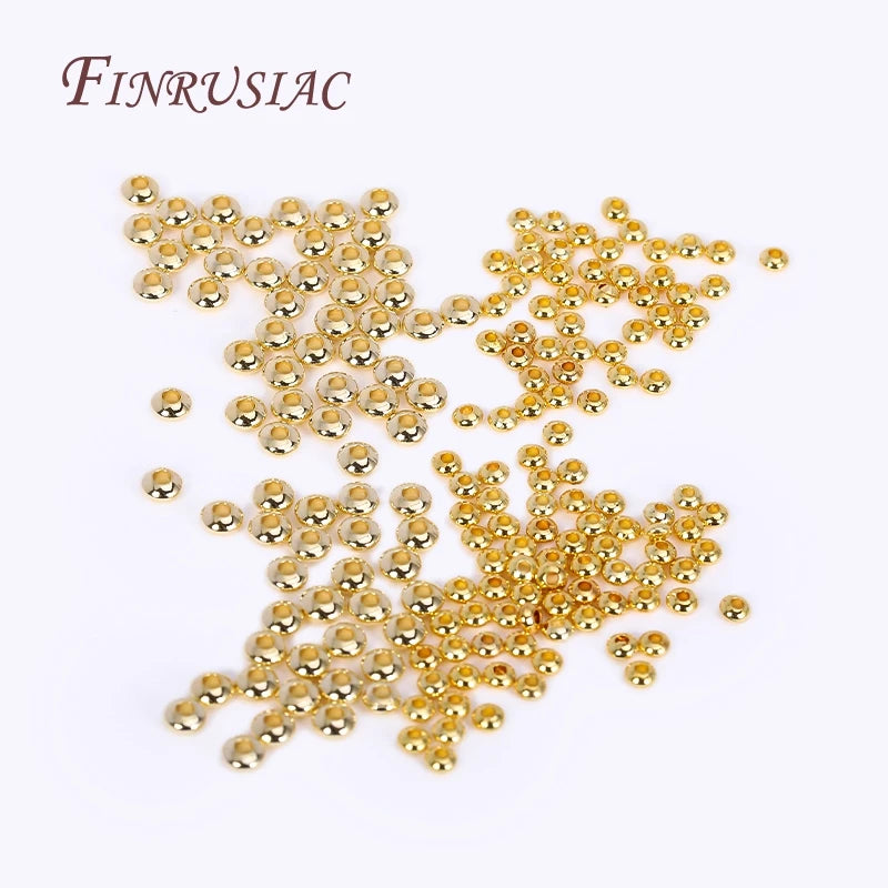 18K Gold Plated Abacus Spacer Beads | DIY Jewelry Making Jewelry Spacer Beads P3