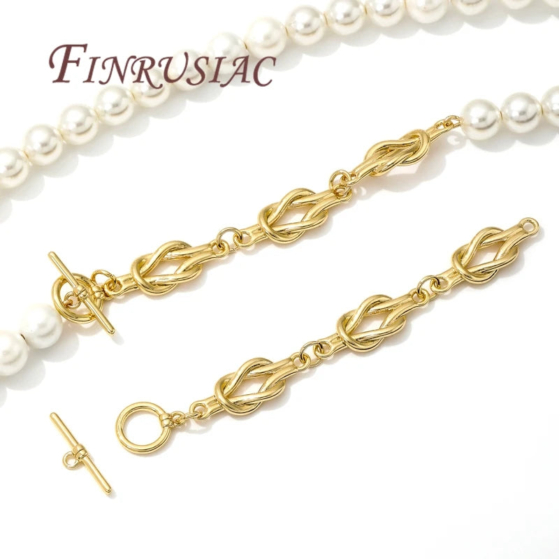 18K Gold Plated OT Toggle Clasp – DIY Jewelry Connector Jewelry Toggle Clasp P3