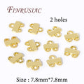 18K Gold Plated Layered Clasps & Pendant Bail Connectors Jewelry Findings P3 18K Gold Plated 6 pieces