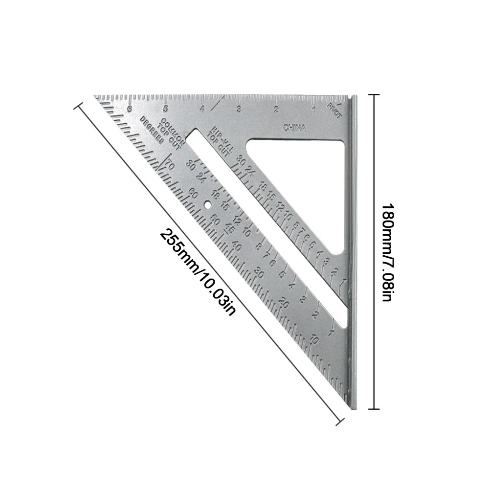 7-Inch Aluminium Set Square – 90° Carpenter's Measuring Tool Carpenter's Set Square P3