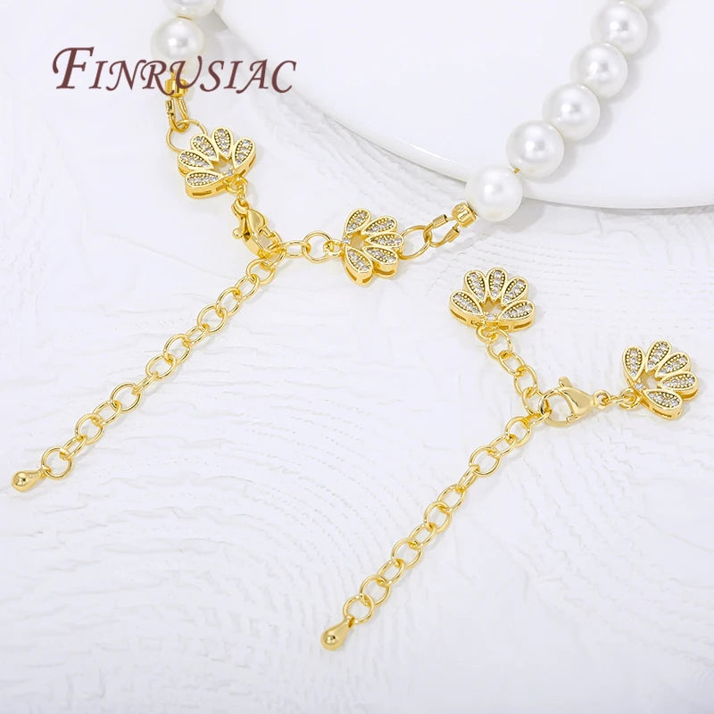 18K Gold Plated Extension Chains with Lobster Clasps | DIY Jewelry
